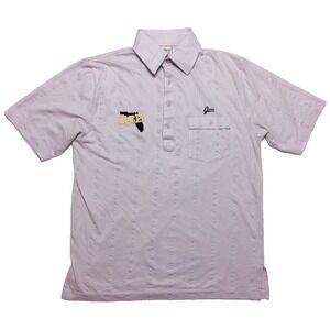 Vintage UCF KNIGHTS Polo Shirt 1980s London Fog Gray "Jim"‎ Small S
